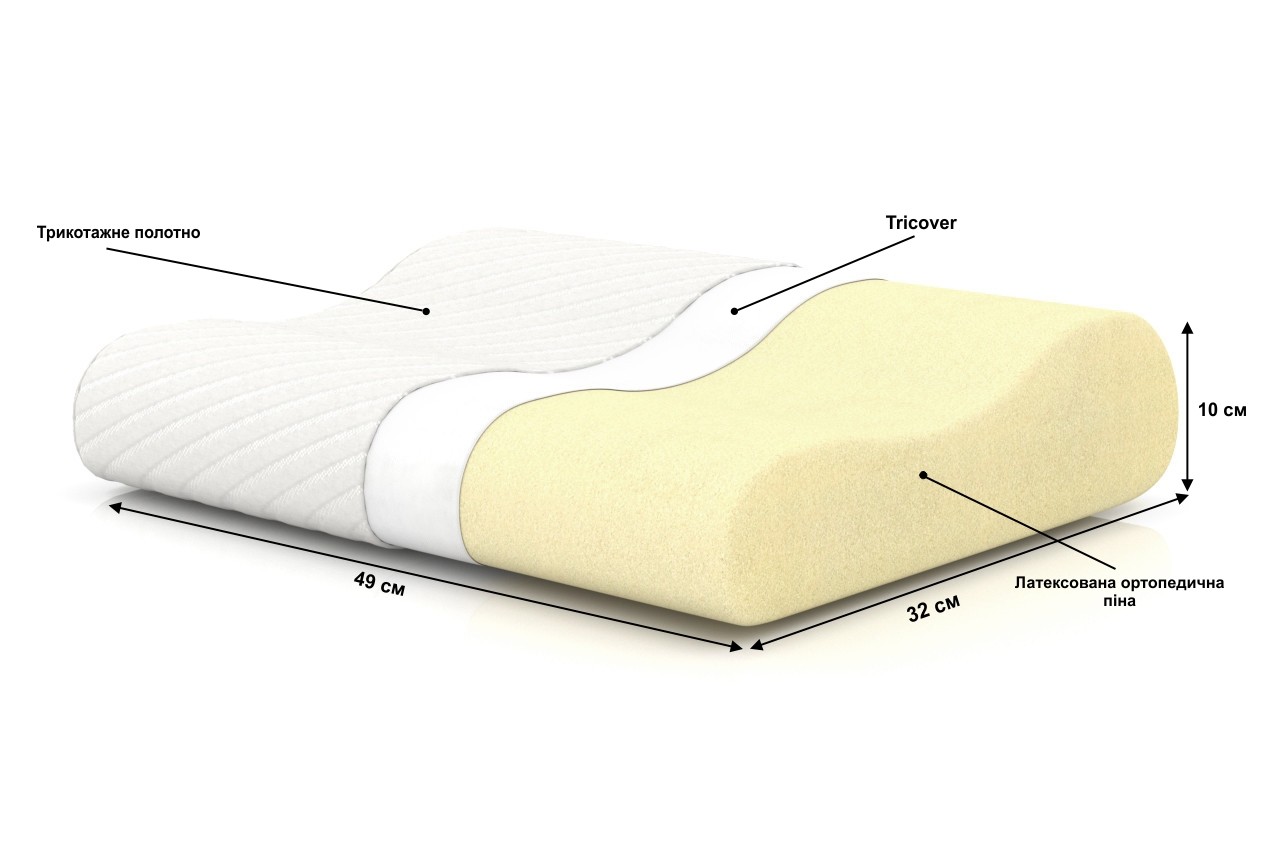 Ортопедическая подушка Paradise X от ТМ Gutenkauf в интернет-магазине