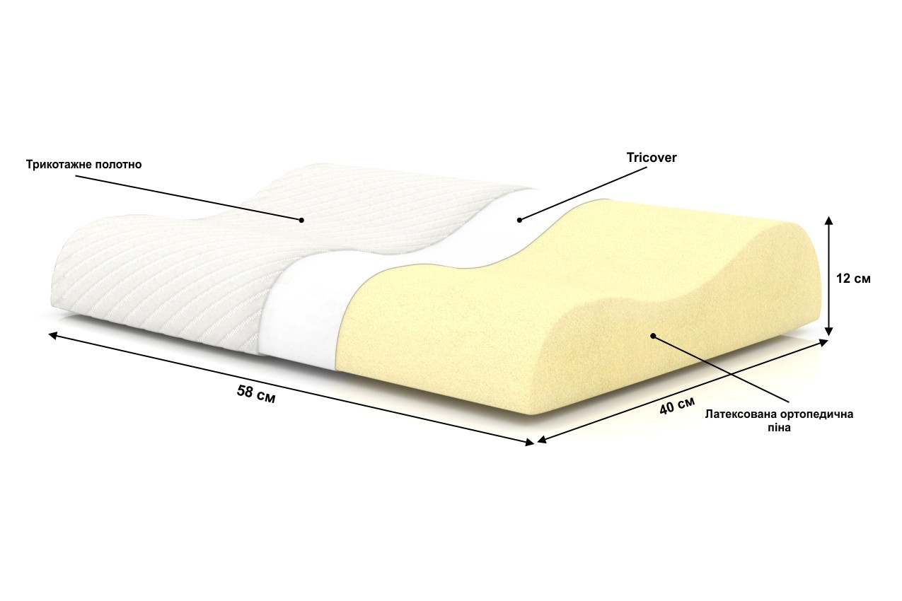 Ортопедическая подушка Paradise XL от ТМ Gutenkauf в интернет-магазине
