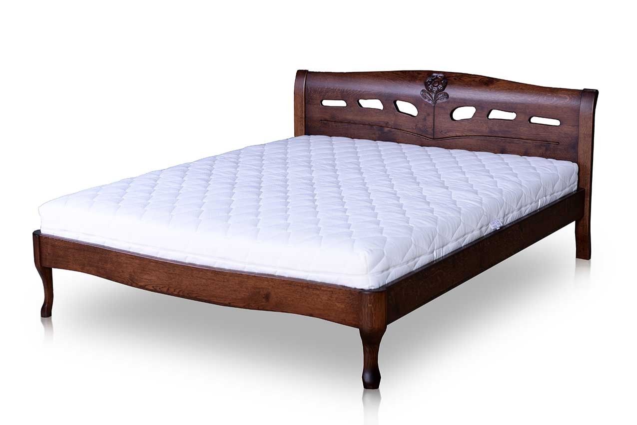 Дубовая кровать Лагуна от ТМ Закарпатье недорого